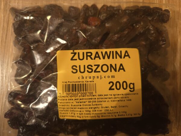 Żurawina Suszona 200g